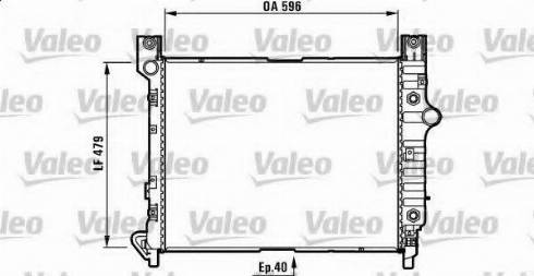 Valeo 732622 - Radiators, Motora dzesēšanas sistēma autodraugiem.lv