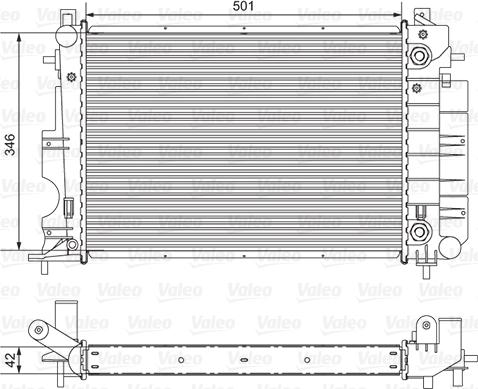 Valeo 732123 - Radiators, Motora dzesēšanas sistēma autodraugiem.lv