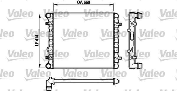 Valeo 732175 - Radiators, Motora dzesēšanas sistēma autodraugiem.lv