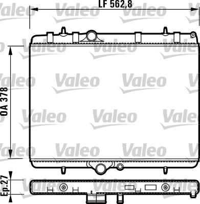 Valeo 732894 - Radiators, Motora dzesēšanas sistēma autodraugiem.lv