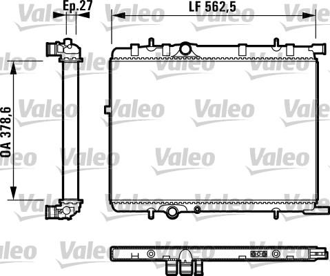Valeo 732895 - Radiators, Motora dzesēšanas sistēma autodraugiem.lv