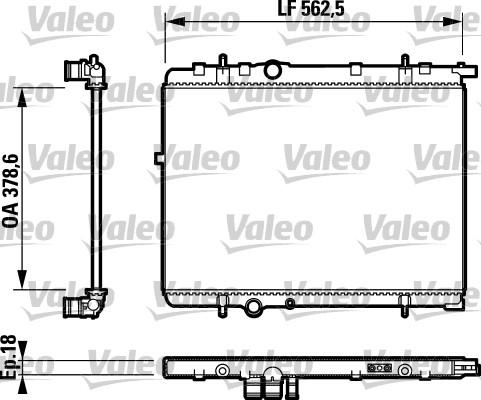Valeo 732891 - Radiators, Motora dzesēšanas sistēma autodraugiem.lv
