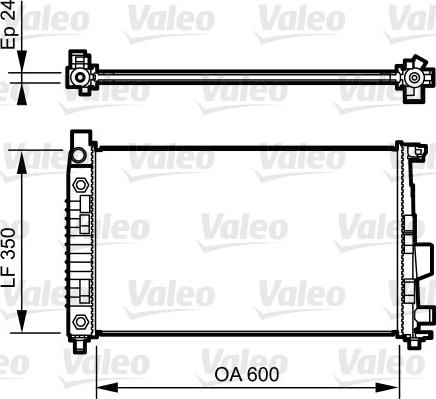 Valeo 732897 - Radiators, Motora dzesēšanas sistēma autodraugiem.lv