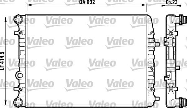 Valeo 732862 - Radiators, Motora dzesēšanas sistēma autodraugiem.lv