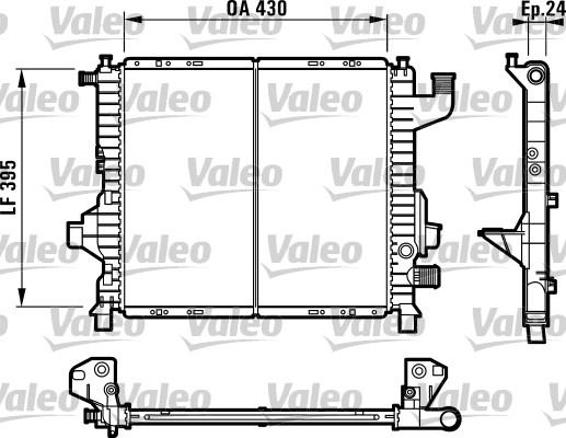 Valeo 732819 - Radiators, Motora dzesēšanas sistēma autodraugiem.lv