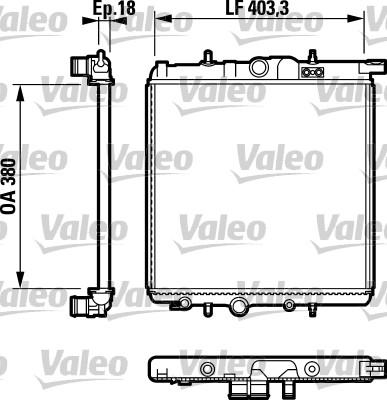 Valeo 732810 - Radiators, Motora dzesēšanas sistēma autodraugiem.lv