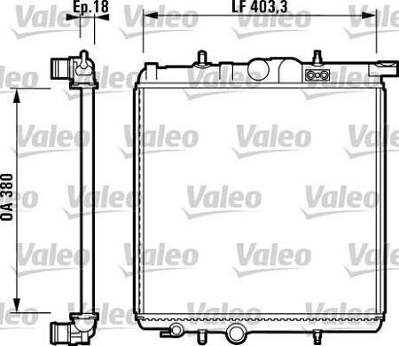 Valeo 732885 - Radiators, Motora dzesēšanas sistēma autodraugiem.lv