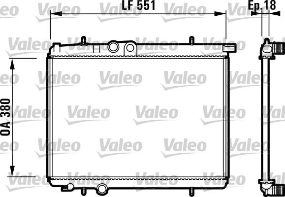 Valeo 732886 - Radiators, Motora dzesēšanas sistēma autodraugiem.lv