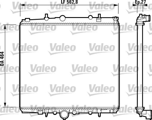 Valeo 732880 - Radiators, Motora dzesēšanas sistēma autodraugiem.lv