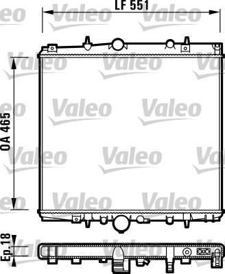 Valeo 732830 - Radiators, Motora dzesēšanas sistēma autodraugiem.lv