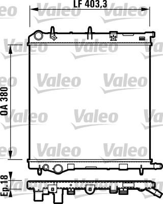 Valeo 732831 - Radiators, Motora dzesēšanas sistēma autodraugiem.lv