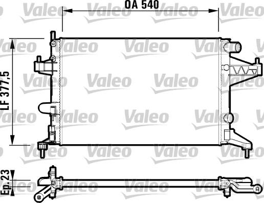 Valeo 732826 - Radiators, Motora dzesēšanas sistēma autodraugiem.lv