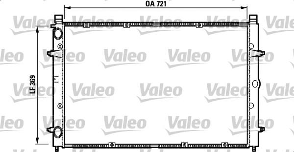 Valeo 732397 - Radiators, Motora dzesēšanas sistēma autodraugiem.lv