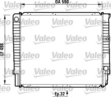 Valeo 732369 - Radiators, Motora dzesēšanas sistēma autodraugiem.lv