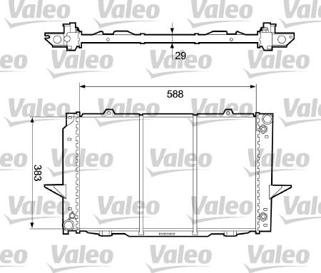 Valeo 732365 - Radiators, Motora dzesēšanas sistēma autodraugiem.lv