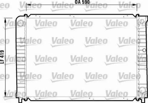 Valeo 732366 - Radiators, Motora dzesēšanas sistēma autodraugiem.lv