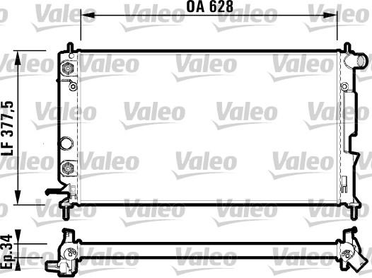 Valeo 732360 - Radiators, Motora dzesēšanas sistēma autodraugiem.lv