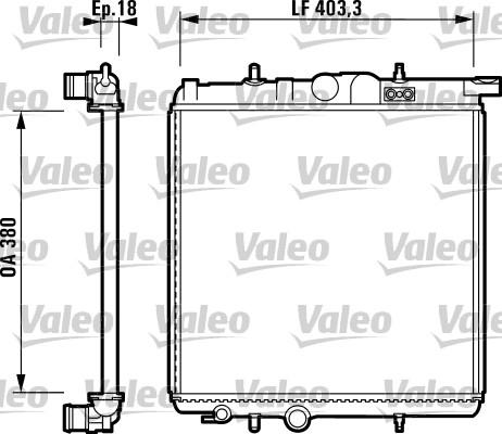 Valeo 732885 - Radiators, Motora dzesēšanas sistēma autodraugiem.lv