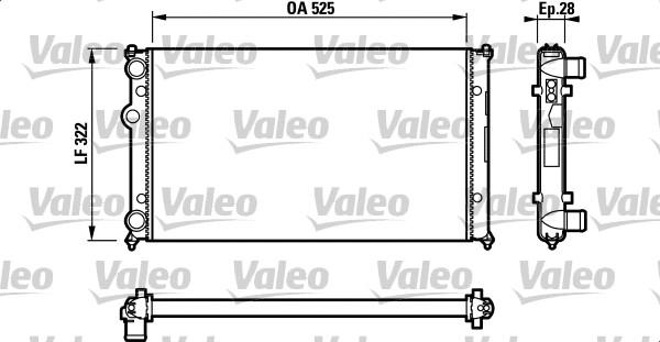 Valeo 732317 - Radiators, Motora dzesēšanas sistēma autodraugiem.lv