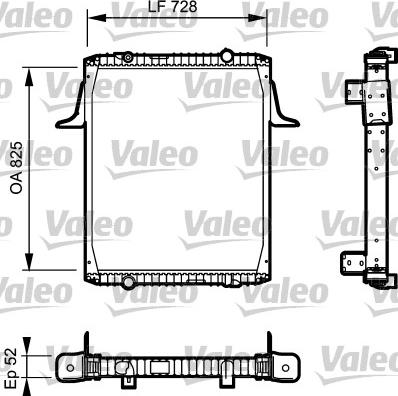 Valeo 732329 - Radiators, Motora dzesēšanas sistēma autodraugiem.lv