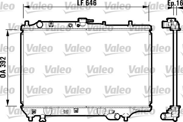 Valeo 732325 - Radiators, Motora dzesēšanas sistēma autodraugiem.lv