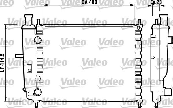 Valeo 732218 - Radiators, Motora dzesēšanas sistēma autodraugiem.lv
