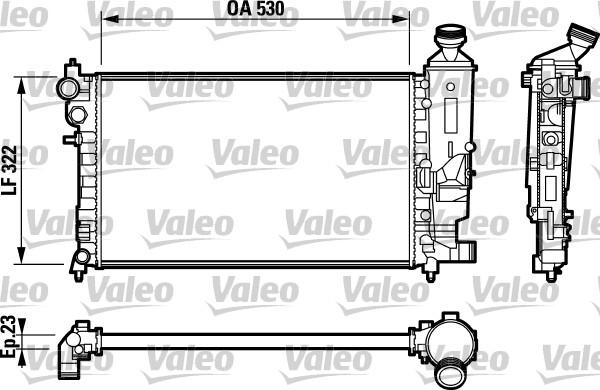 Valeo 732794 - Radiators, Motora dzesēšanas sistēma autodraugiem.lv