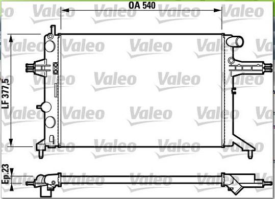 Valeo 732795 - Radiators, Motora dzesēšanas sistēma autodraugiem.lv