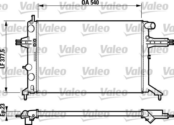 Valeo 732795 - Radiators, Motora dzesēšanas sistēma autodraugiem.lv