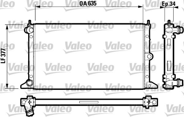 Valeo 732790 - Radiators, Motora dzesēšanas sistēma autodraugiem.lv