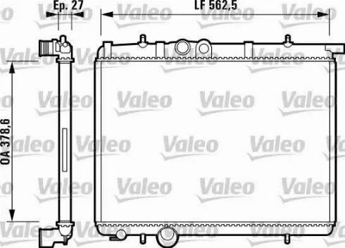 Valeo 732793 - Radiators, Motora dzesēšanas sistēma autodraugiem.lv