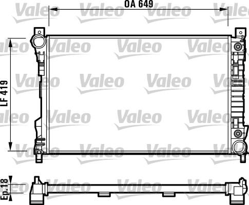 Valeo 732740 - Radiators, Motora dzesēšanas sistēma autodraugiem.lv