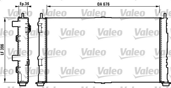 Valeo 732755 - Radiators, Motora dzesēšanas sistēma autodraugiem.lv