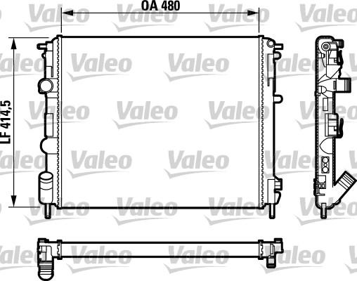 Valeo 732760 - Radiators, Motora dzesēšanas sistēma autodraugiem.lv