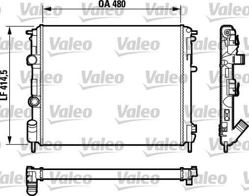 Valeo 732761 - Radiators, Motora dzesēšanas sistēma autodraugiem.lv