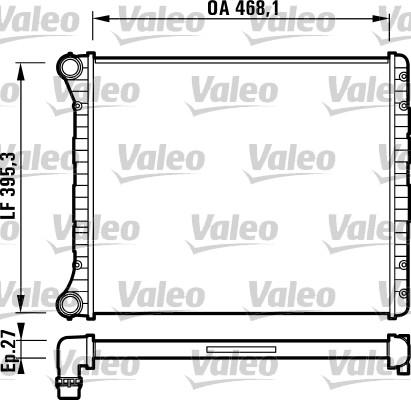 Valeo 732785 - Radiators, Motora dzesēšanas sistēma autodraugiem.lv