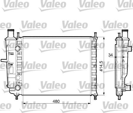 Valeo 732788 - Radiators, Motora dzesēšanas sistēma autodraugiem.lv