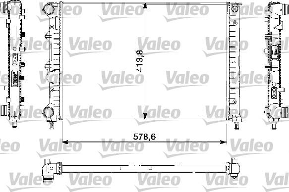 Valeo 732730 - Radiators, Motora dzesēšanas sistēma autodraugiem.lv