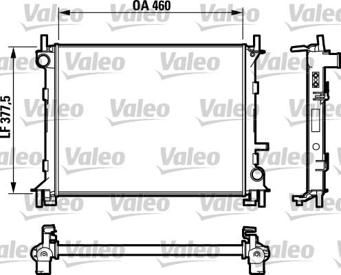 Valeo 732731 - Radiators, Motora dzesēšanas sistēma autodraugiem.lv