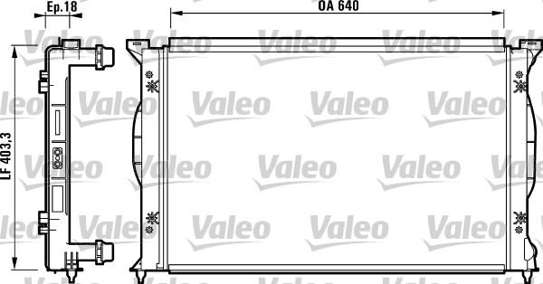 Valeo 732738 - Radiators, Motora dzesēšanas sistēma autodraugiem.lv