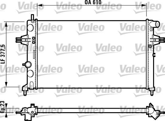 Valeo 732729 - Radiators, Motora dzesēšanas sistēma autodraugiem.lv
