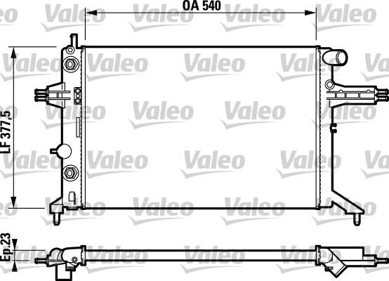 Valeo 732724 - Radiators, Motora dzesēšanas sistēma autodraugiem.lv