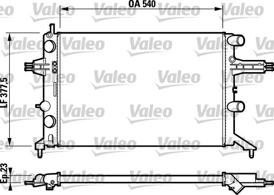 Valeo 732723 - Radiators, Motora dzesēšanas sistēma autodraugiem.lv