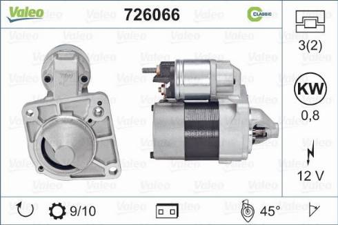 Valeo 726066 - Starteris autodraugiem.lv