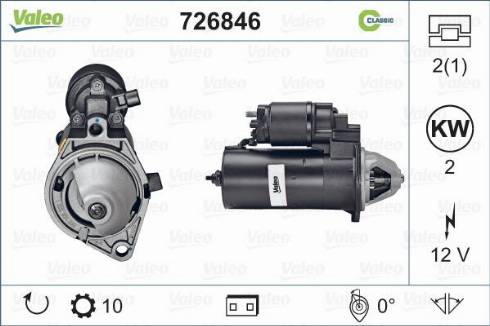 Valeo 726846 - Starteris autodraugiem.lv