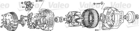 Valeo A14S054 - Ģenerators autodraugiem.lv