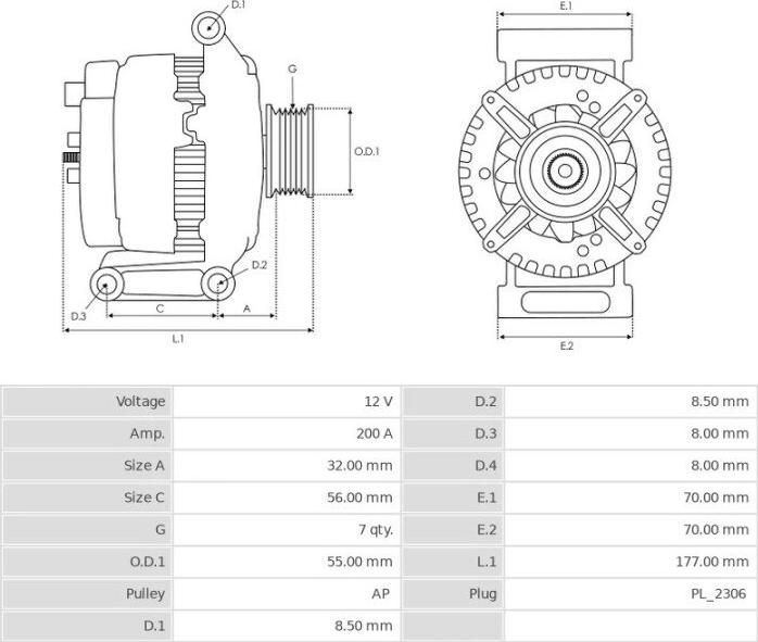 Valeo CG20U019 - Ģenerators autodraugiem.lv