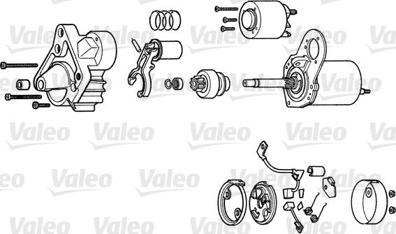 Valeo D6RA93 - Starteris autodraugiem.lv