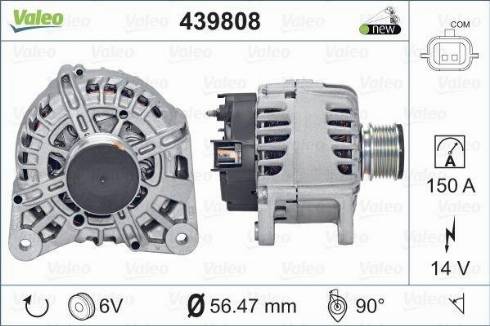 Valeo FG15T056 - Ģenerators autodraugiem.lv