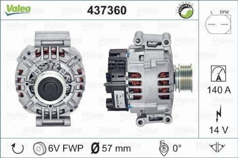 Valeo SG14B016 - Ģenerators autodraugiem.lv